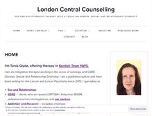 Tablet Screenshot of londoncentralcounselling.com